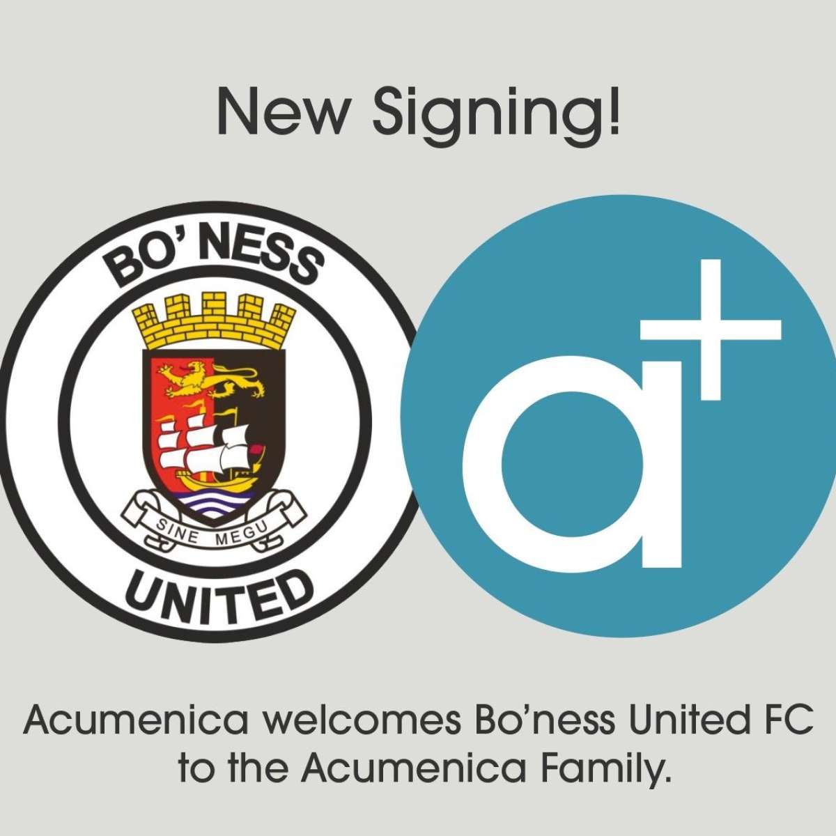 New signing for Acumenica and United